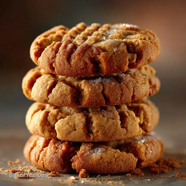 Peanut Butter Cookies: the Ultimate Criss-Cross Classic presentation