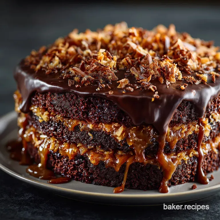 The Chefs Dark Secret Classic German Chocolate Layer Cake