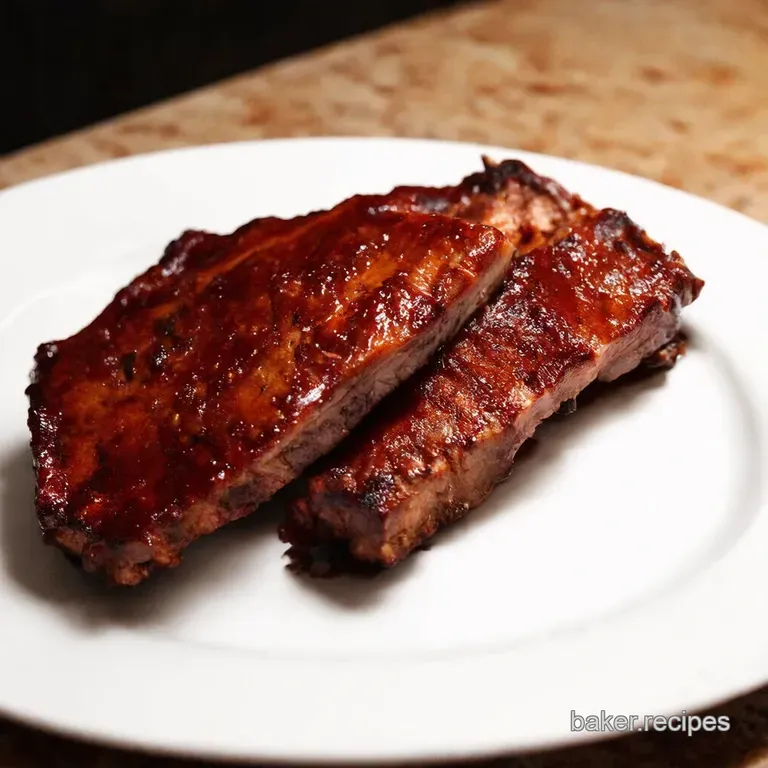 Ultimate Falloffthebone Bbq Ribs presentation