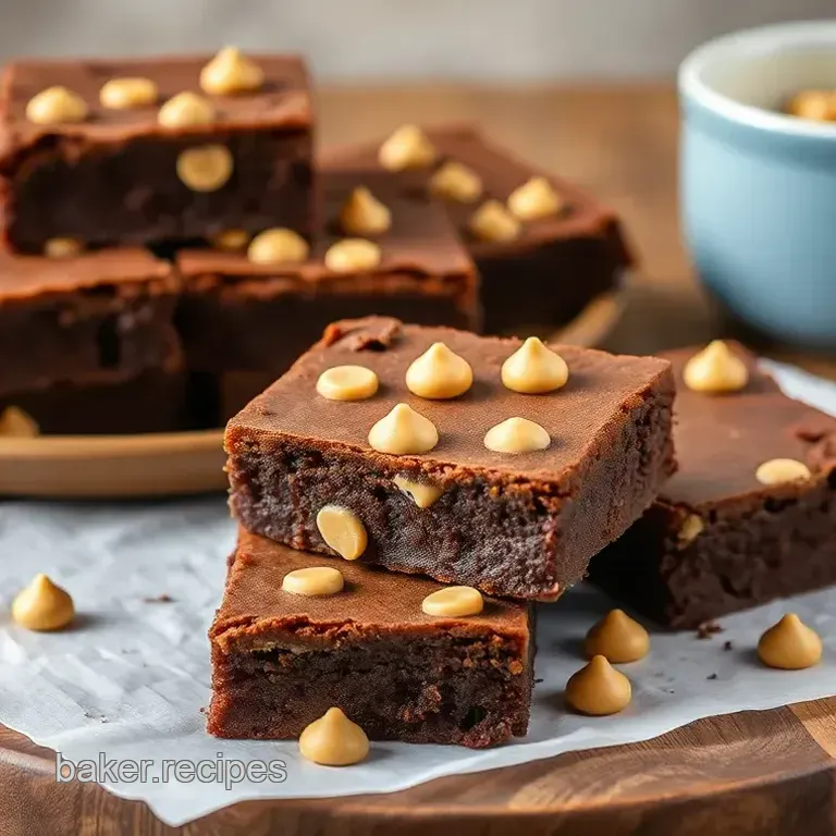 Decadent Peanut Butter Chip Brownies