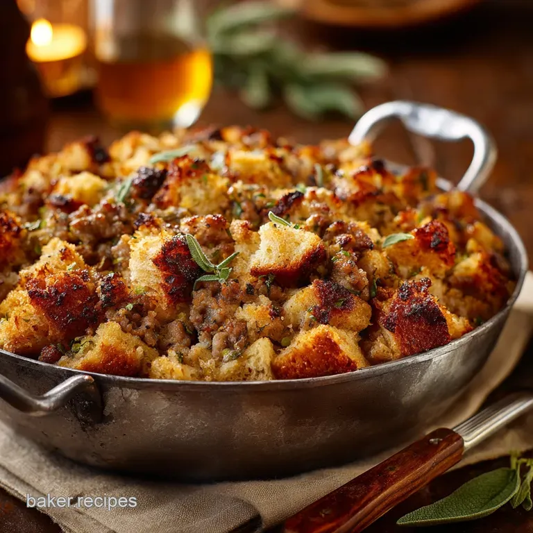 Sausage Stuffing: The Ultimate Herby Sage Stuffing for a Moist and Crispy Result