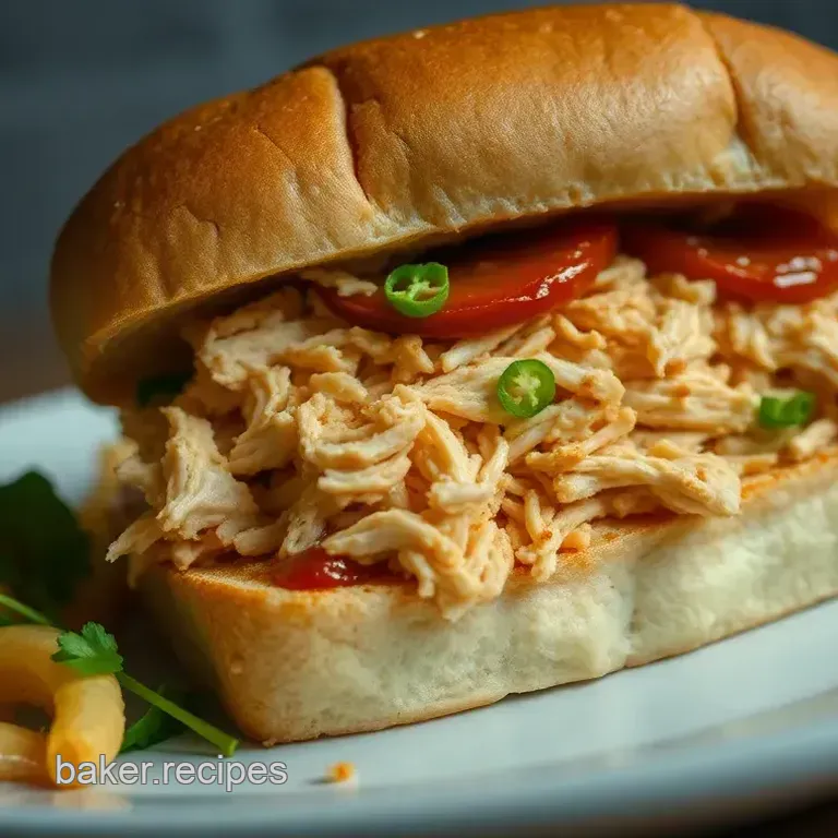 Ultimate Shredded Chicken Sandwich
