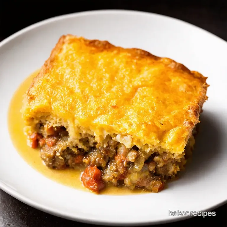 Upscale Shepherds Pie with Creamy Parsnip Potato Topping