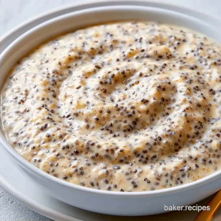 Basic Vanilla Chia Pudding: Creamy
