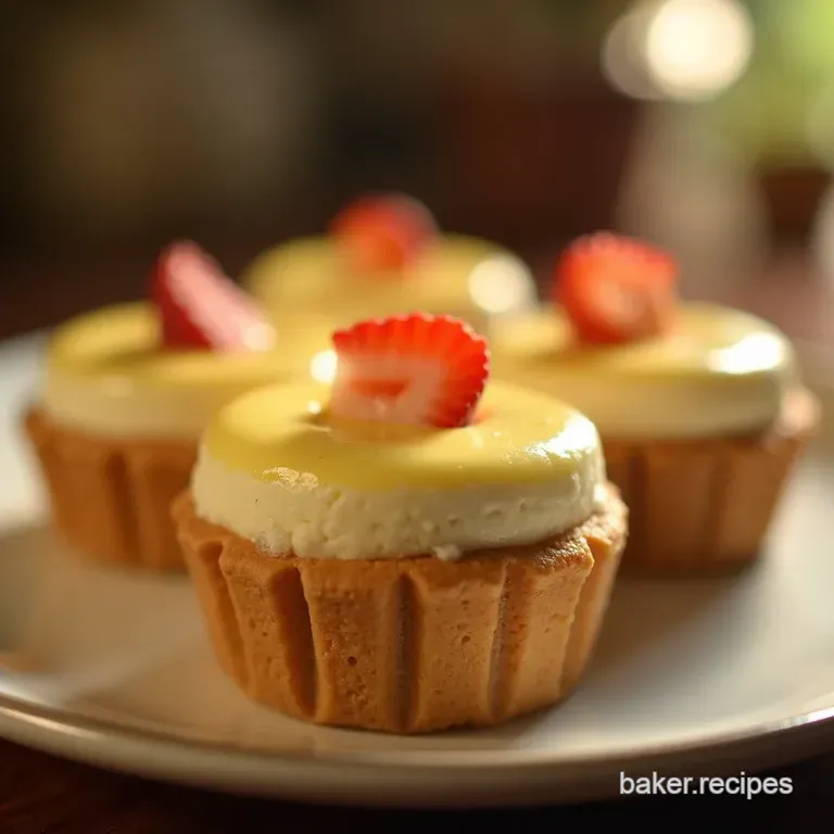 Cupcakesized Comfort Nofuss Vanilla Wafer Mini Cheesecakes presentation