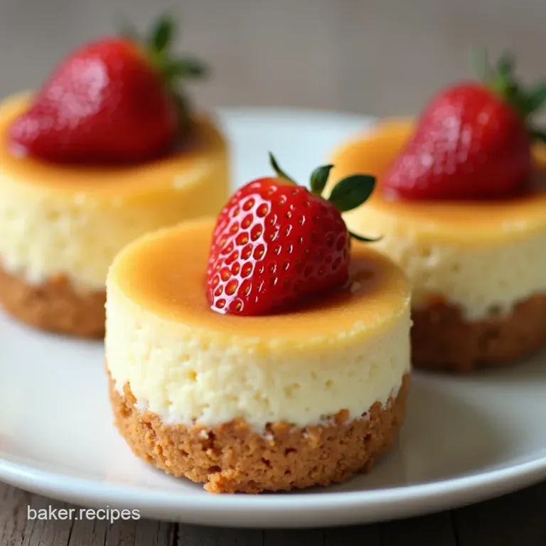 CupcakeSized Comfort NoFuss Vanilla Wafer Mini Cheesecakes
