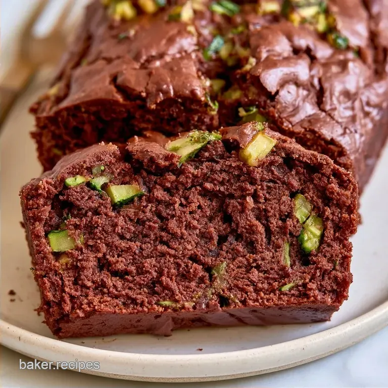 Fudgy Vegan Chocolate Zucchini Bread