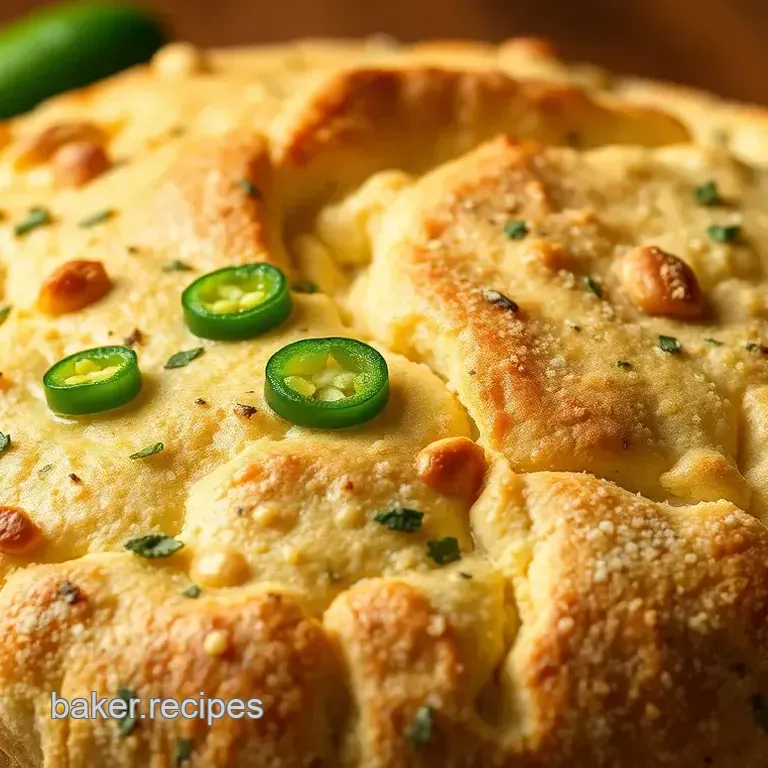 Vegan Jalapeño Cheese Artisan Bread