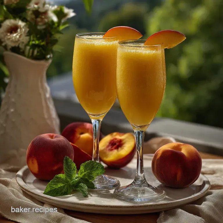 The Ultimate Velvety Peach Bellini Recipe