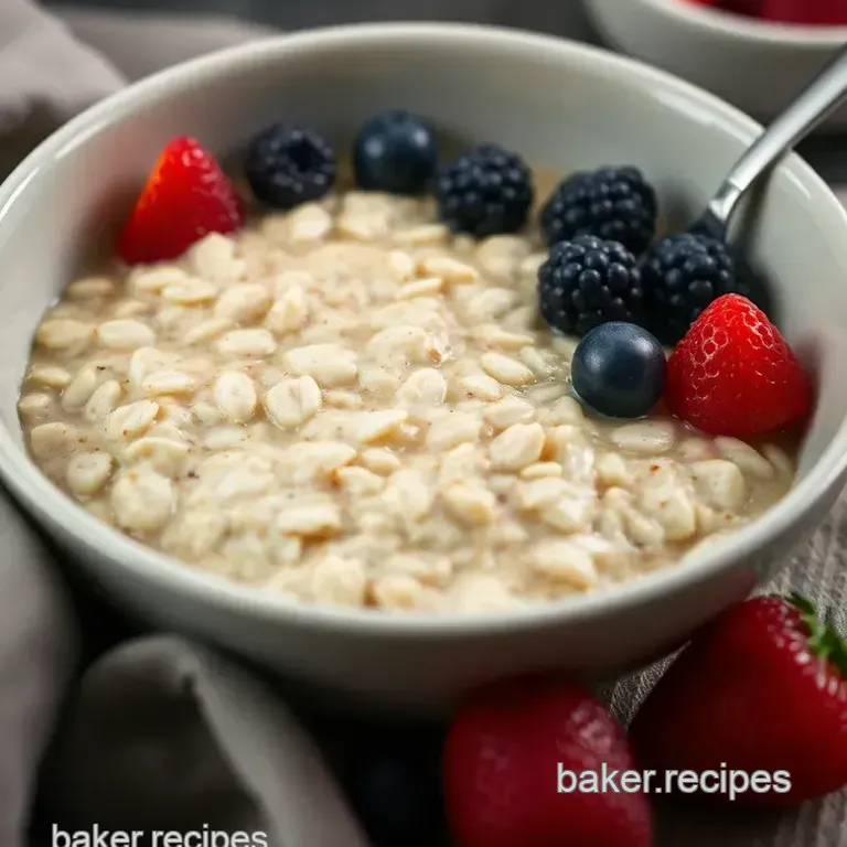 Velvety Pressure Cooker Steel Cut Oats presentation