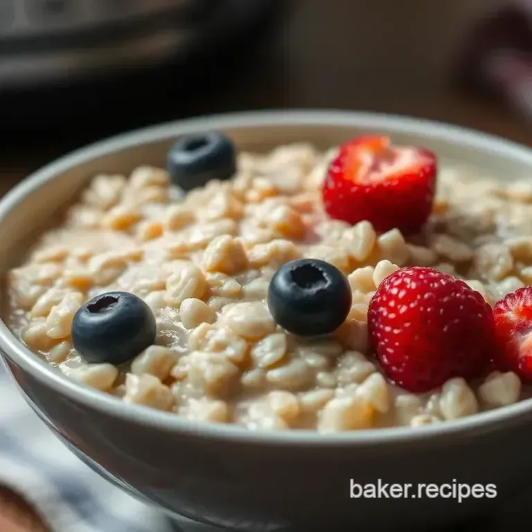 Velvety Pressure Cooker Steel Cut Oats