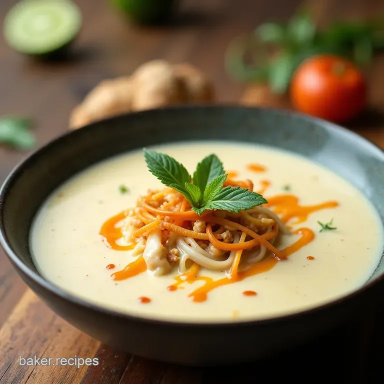Tom Kha Gai Deluxe Velvety Thai Coconut Soup with Galangal and Lime