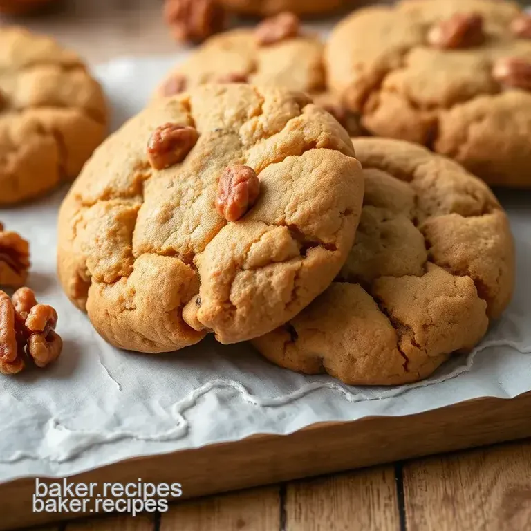 Irresistibly Buttery Walnut Cookies presentation