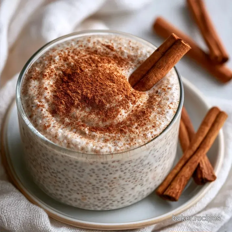 Warm Chai Chia Pudding with Coconut Milk