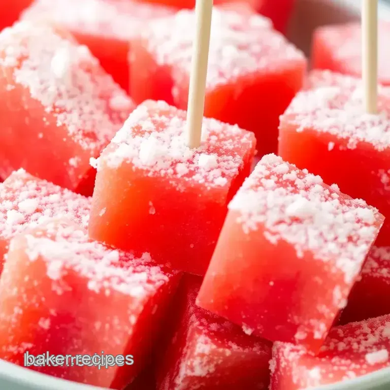 Watermelon Candy Recipe presentation
