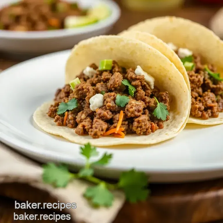 Weeknight Winner: Seriously Tasty Ground Beef Tacos presentation