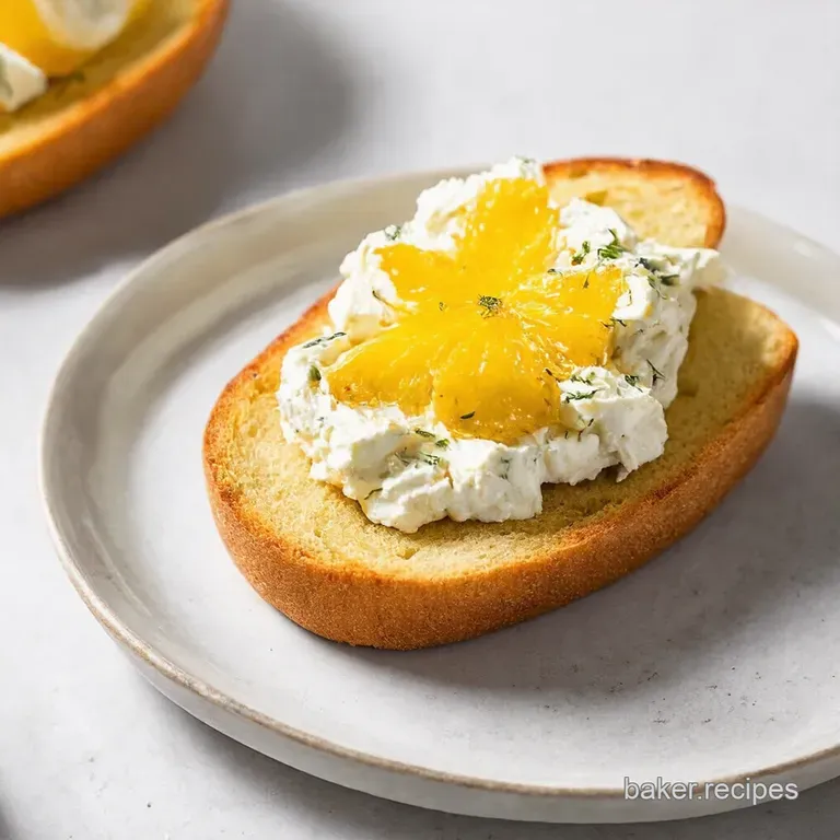 Whipped Feta Crostini Mediterranean Sunshine on a Slice