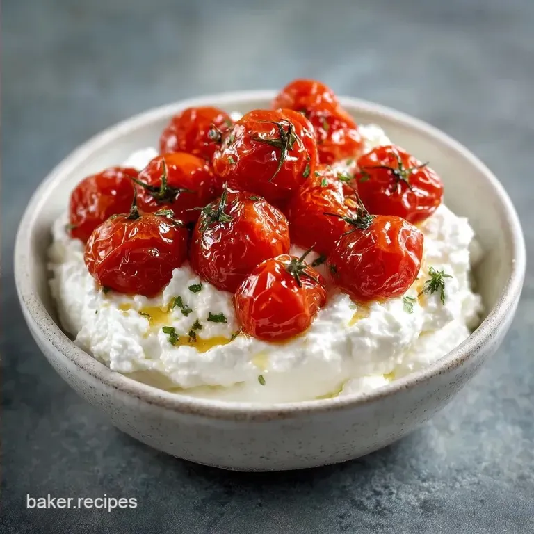Whipped Feta Tomatoes: Roasted Garlic and Honey