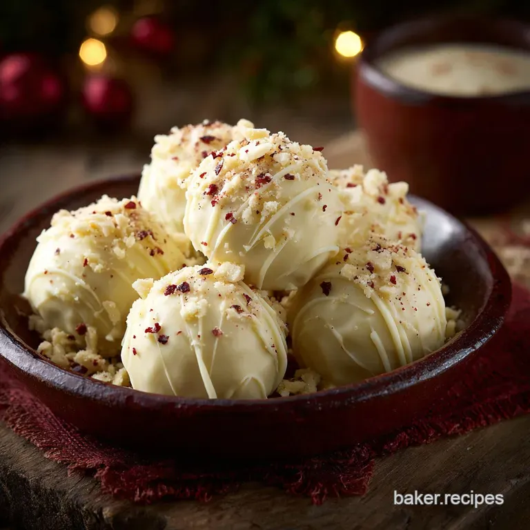 Christmas Treats: Yuletide JewelsCranberry Pistachio Truffles