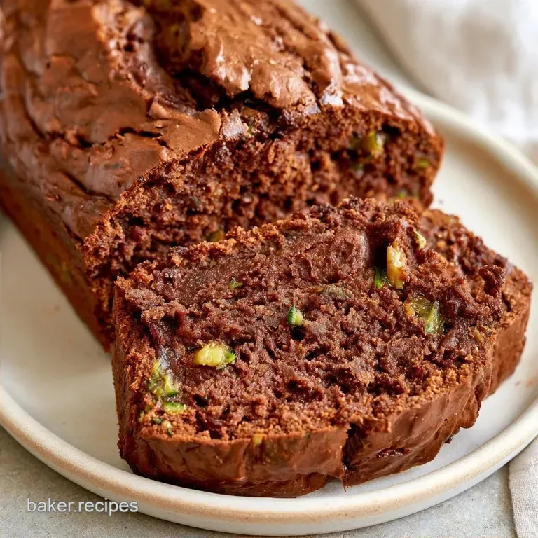 Fudgy Whole Wheat Chocolate Zucchini Bread