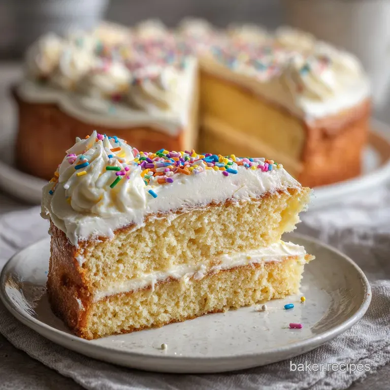 Yellow Cake Mix Recipe with Vanilla