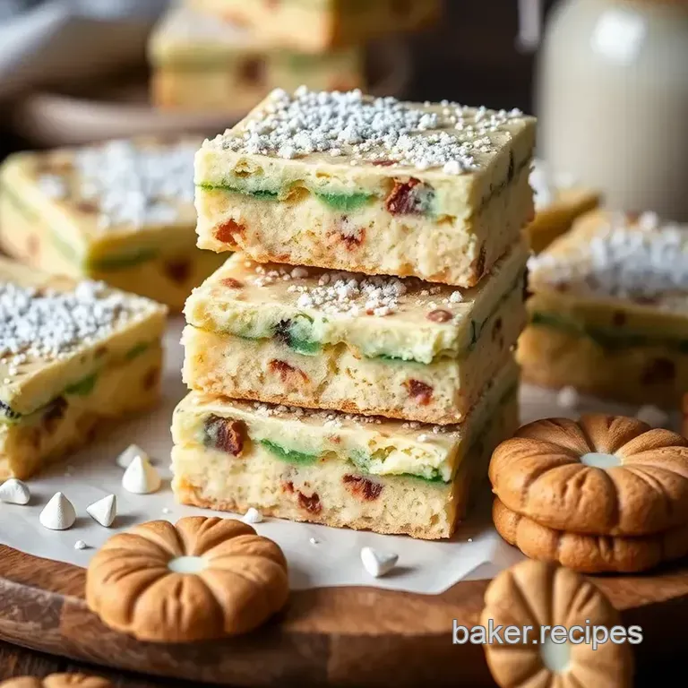 Minty York Patty Cookie Bars presentation