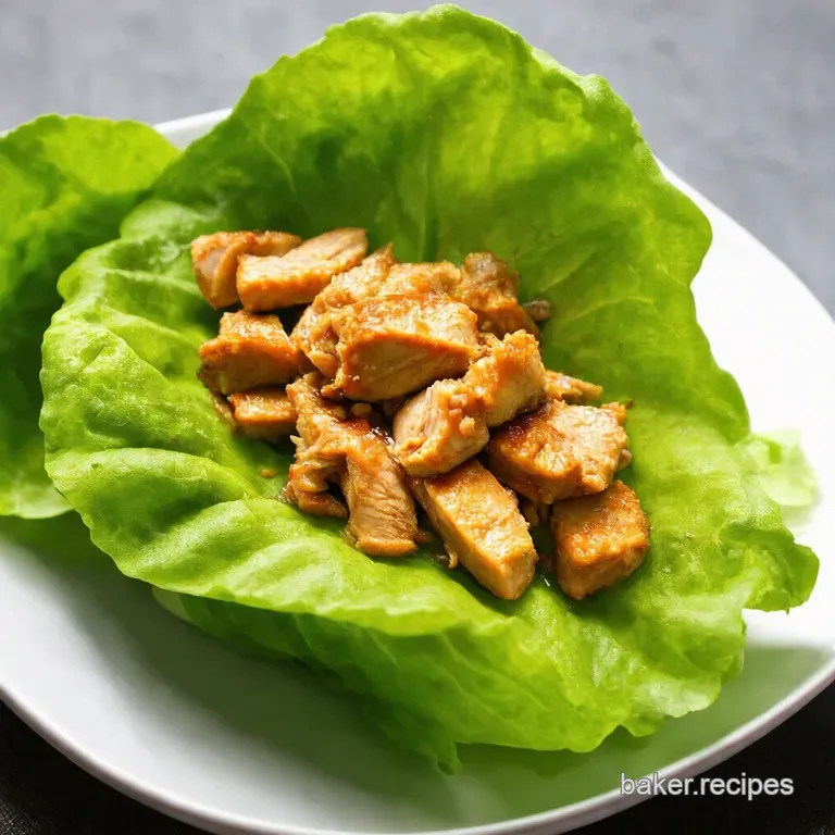 Zesty Asian Chicken Lettuce Wraps