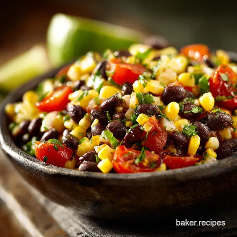 Black Bean and Corn Salad: the Ultimate Zesty Summer Crowd-Pleaser presentation