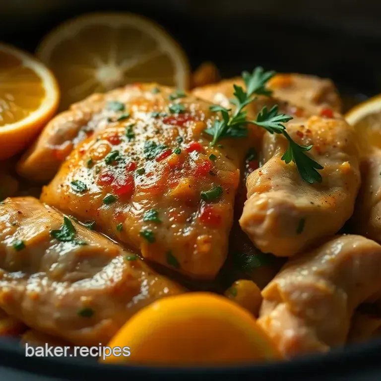 Zesty Citrus Herb Slow Cooker Chicken