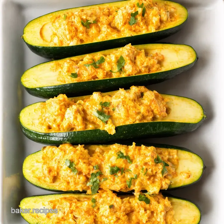 Zesty Italian Stuffed Zucchini Boats