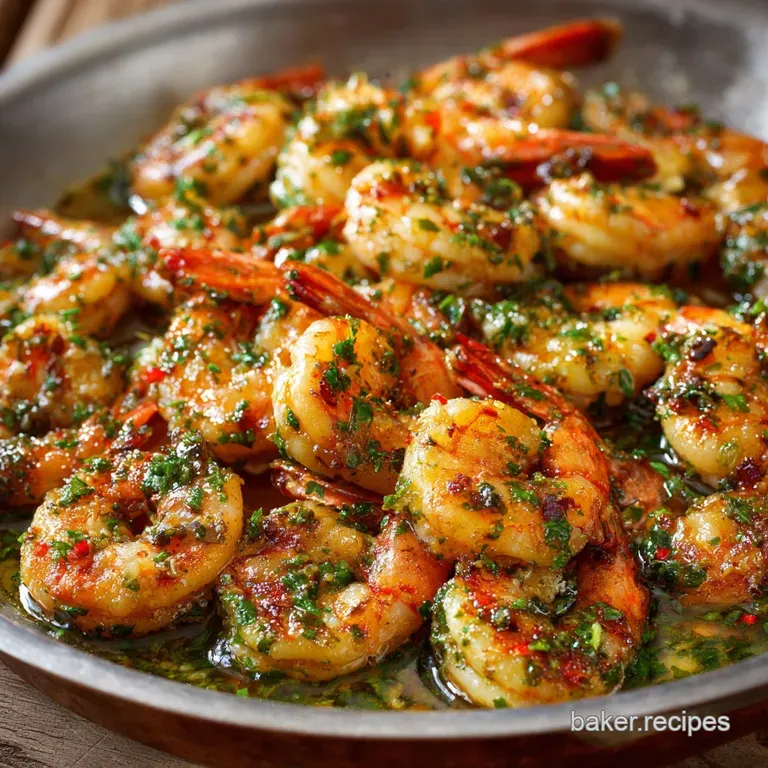 Mojo De Ajo Shrimp the Quick Restaurantquality Garlic Prawns presentation