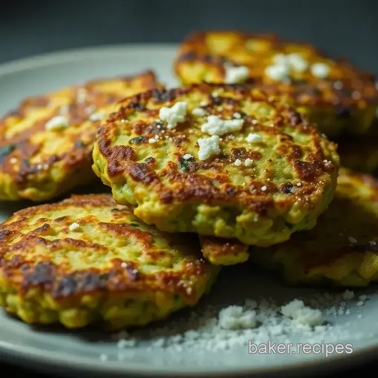 Zucchini & Lemon Fritters with Herby Yogurt Dip
